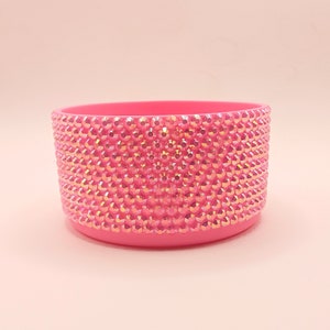 Medium pink on blossom bling boot