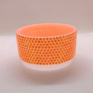 Orange auf klarem Bling-Cup-Stiefel