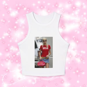 Don&#39;t be Jealous Paris Hilson Top Trendy Damen Racer Tank Top, stilvolles Sommer-Shirt, perfekt für Festivals, den Alltag, Geschenke für Sie