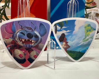 Lorcana Playmat Tube Decals | Into the Inklands, Moana & Stitch