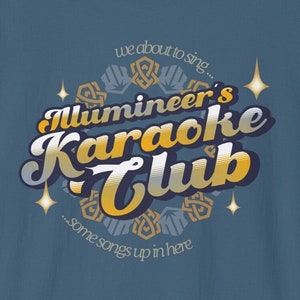 Camiseta de Lorcana / Gran regalo / Karaoke de Illumineer / Camiseta divertida / Baraja de canciones de acero / Gildan Unisex Softstyle / Camiseta TCG de liga o torneo