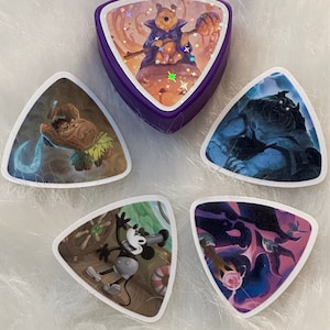 Tapete de juego Lorcana / Pegatinas / Calcomanías / Maléfica / Mickey del Barco de Vapor / Bestia / Adhesivo de Neopreno / Pooh el Mago de Miel