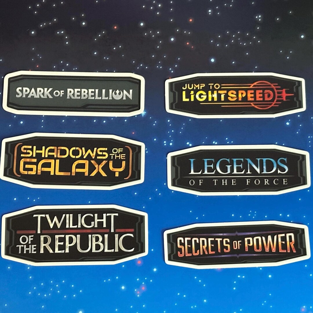 Swu Logo Sticker Star Wars Unlimited Set Labels/stickers Decals | SWU Binder Box ...
