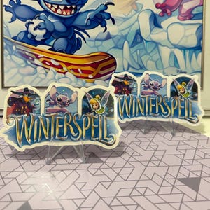Lorcana Abziehbilder | Aufkleber | Erstes Kapitel durch Winterspell | Wasserfester Vinyl-Aufkleber | Ordner Boxen organisieren Bild 18