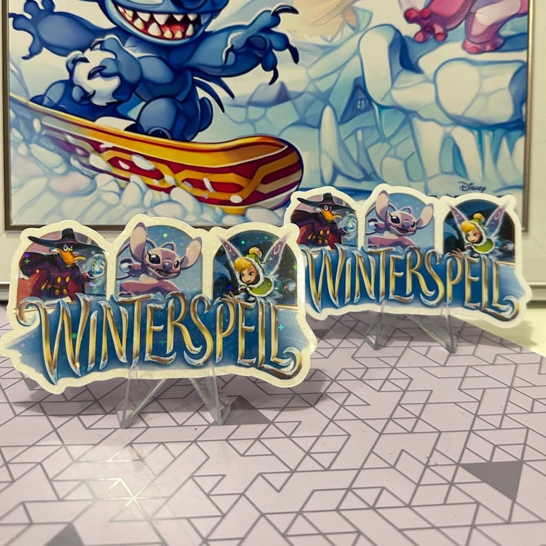 Lorcana Abziehbilder | Aufkleber | Erstes Kapitel durch Winterspell | Wasserfester Vinyl-Aufkleber | Ordner Boxen organisieren Bild 18