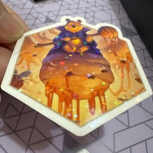 Lorcana Hunny Wizard Sticker | Waterproof Vinyl Decal image 4