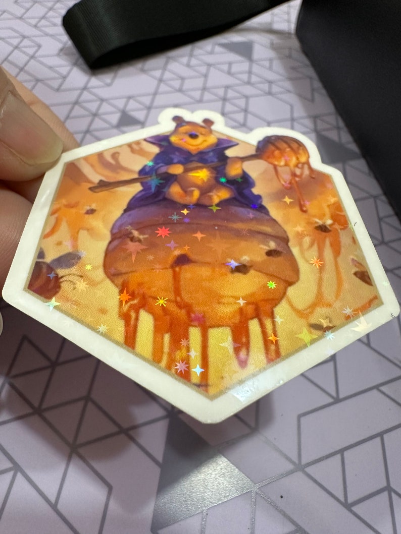 Lorcana Hunny Wizard Sticker | Waterproof Vinyl Decal image 4