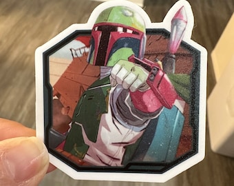Boba Fett | Decal | Spark of the Rebellion | Star Wars Unlimited SWU | Bounty Hunter | Disintegrator Underworld | Waterproof | Vinyl