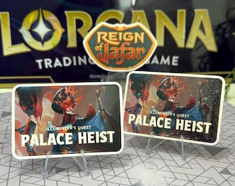 Lorcana Illumineer’s Quest Palace Heist | Sticker | Great for Binder | Card  Deck Boxes | Organizing Cards | Great Gift Idea | TCG