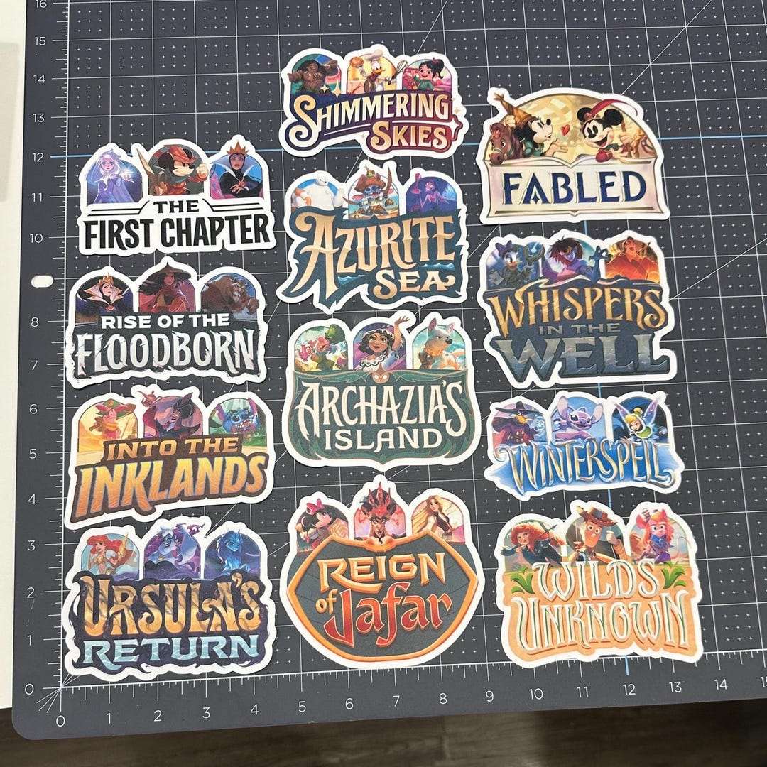 Lorcana Set Graphic Binder Decals | Stickers | First Chapter