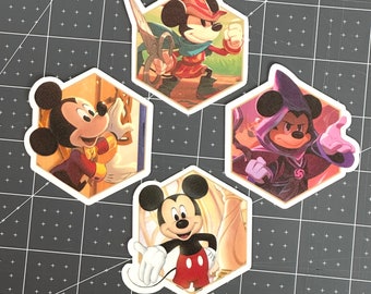 Lorcana Mickey Mouse Stickers | Waterproof Vinyl Decals