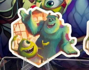 Lorcana Mike and Sully | Monsters Inc. | Decal Vinyl Water Resistant | Attack of the Vine