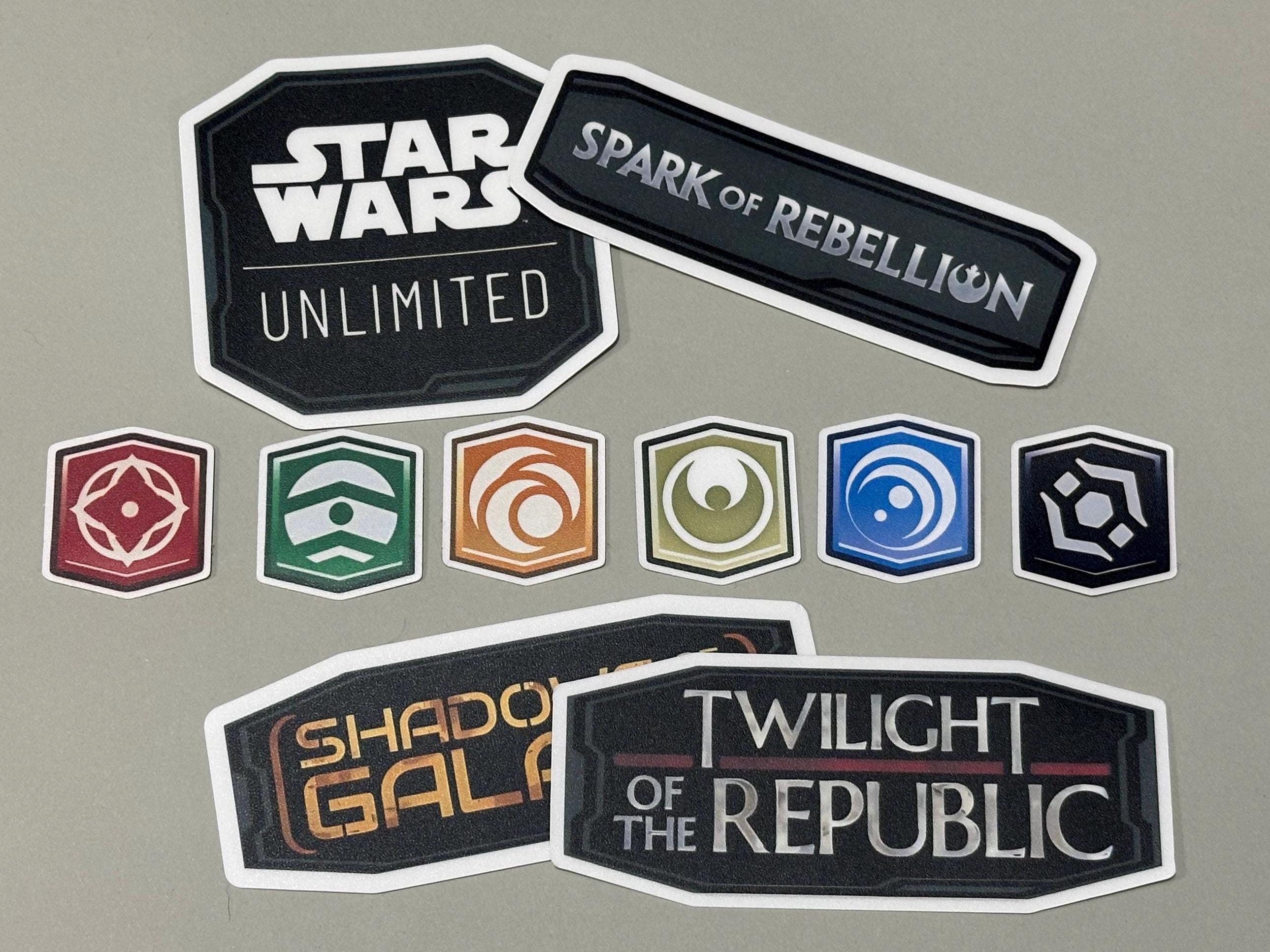 Swu Logo Sticker Star Wars Unlimited Aspect Labels Sticker Decals | SWU Binder Box ...
