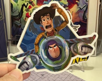 Lorcana Woody and Buzz Toy Story | Decal Vinyl Water Resistant | Attack of the Vine