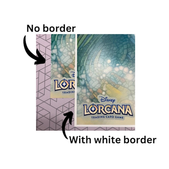 print lorcana cards Rare Disney Lorcana TCG test print card found