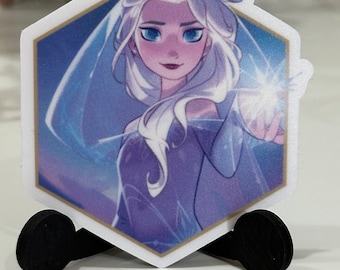 ロルカナ エルサ ステッカー | 防水ビニールデカール、アナと雪の女王