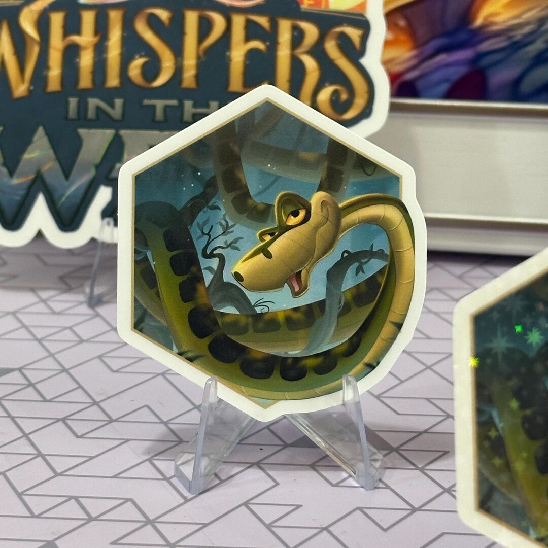 Lorcana Kaa - Secretive Snake Sticker | Decal Vinyl Water