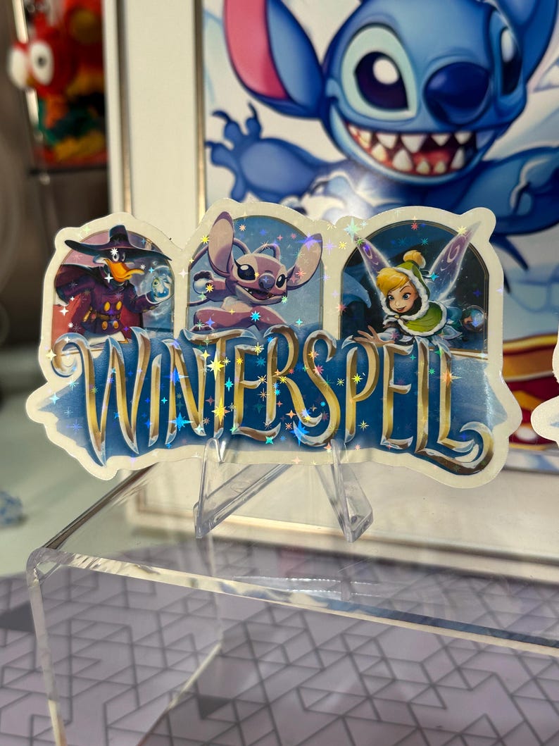 Lorcana Abziehbilder | Aufkleber | Erstes Kapitel durch Winterspell | Wasserfester Vinyl-Aufkleber | Ordner Boxen organisieren Bild 19
