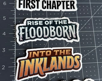 Lorcana Labels - Stickers - Decals, First Chapter, Rise of the Floodborn, Into the Inklands for Binders, Card Boxes, Organization