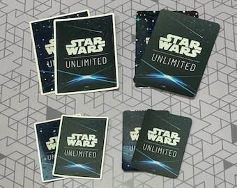 Star Wars Unlimited Label Sticker Decals | Card Back Design | SWU