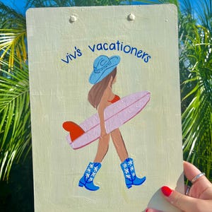 Custom and Hand Painted Clipboard