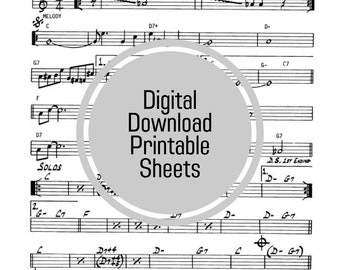 Take the A Train digital sheet music for piano and listening songs