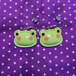 Kawaii Frog Earrings
