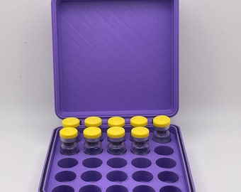 Peptide case 3ml vials holds 25
