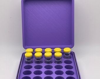 Peptide case 3ml vials holds 25