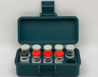 Peptide case 3ml vials holds 10