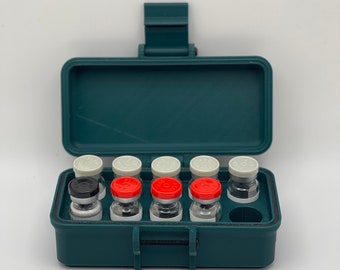 Peptide case 3ml vials holds 10