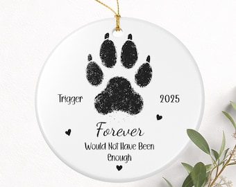 Personalized Pet Memorial Ornament, Custom Rainbow Bridge Keepsake, Pet Loss
