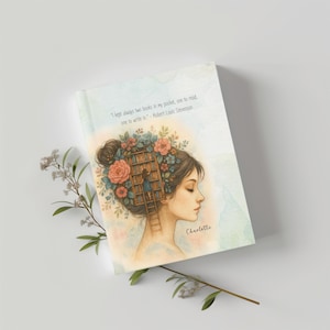 Book Review Journal, Custom Book Lover Journal, Reading Tracker and Review Notebook,  Personalized