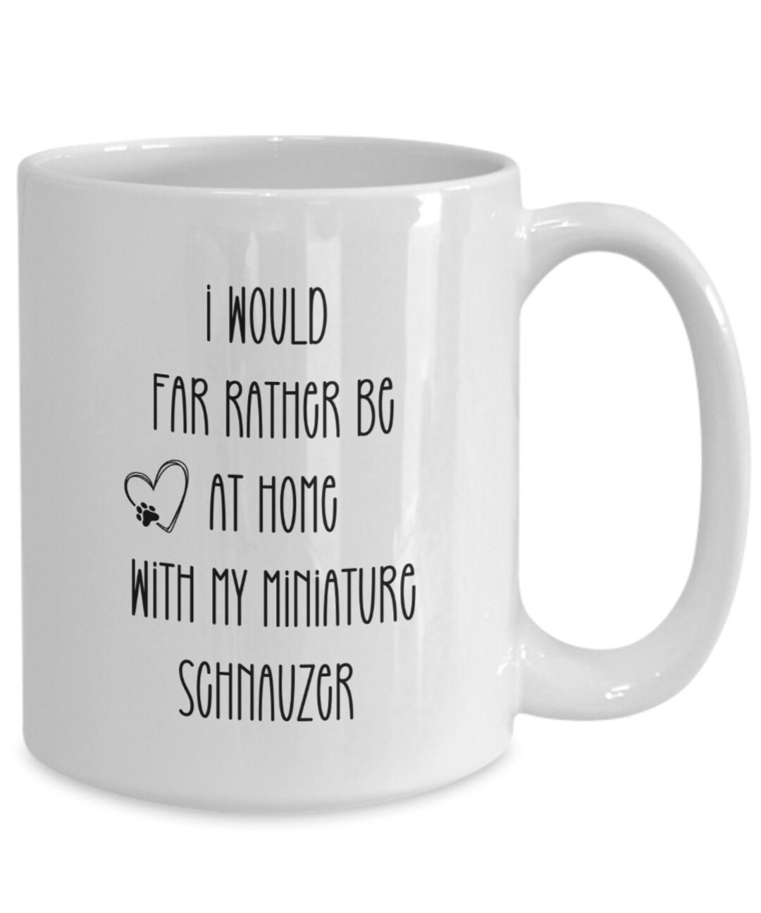 4 sottobicchieri in sughero in miniatura con scritta in lingua inglese  Schnauzer Dog Puppy Drink Cup Tazza in vetro #15550