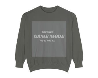 Game Mode Activated sweatshirt | Focused gaming crewneck