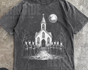 Folk Horror Shirt Occult Gift for Him or Her Retro Goth Tshirt Weirdcore Comfort Colors Tee Halloween Clothes Witch Wear Grunge Tshirt R127