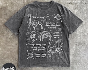 Amaze Rocket Rocky Shirt, Comfort Colors® T-Shirt, Sci-Fi Alien Lover Graphic Tee, Retro Quotes Space T-Shirt, Tattoo Vintage Shirt R940