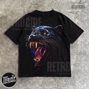 Panther Roar Shirt Retro Game Day Tshirt Carolina Panthers Cheer Mom Gift Pitt Panthers Tee Florida Panthers Hockey High School Gameday R318 image 3