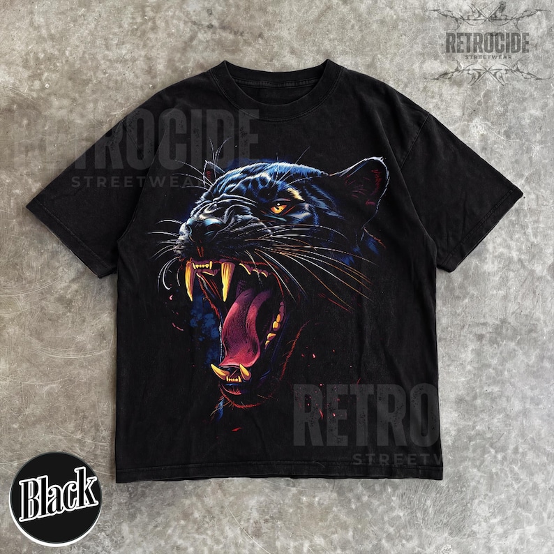 Panther Roar Shirt Retro Game Day Tshirt Carolina Panthers Cheer Mom Gift Pitt Panthers Tee Florida Panthers Hockey High School Gameday R318 image 3