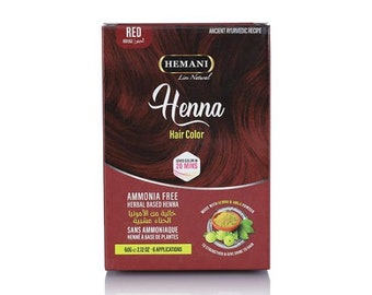 Hemani Hair Henna | Red 60g | Natural Hair Dye | Ammonia Free