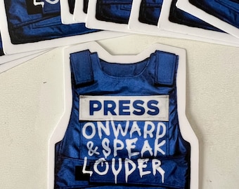 100% Profits Donated to HEAL Palestine - Press Vinyl Sticker Speak Louder