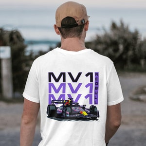 Camiseta Verstappen MV1, Camisa F1 Verstappen, Camiseta retro vintage de carreras, Fans de F1, Camisa F1 Merch, Camisa de piloto de F1, Camisetas de moda unisex
