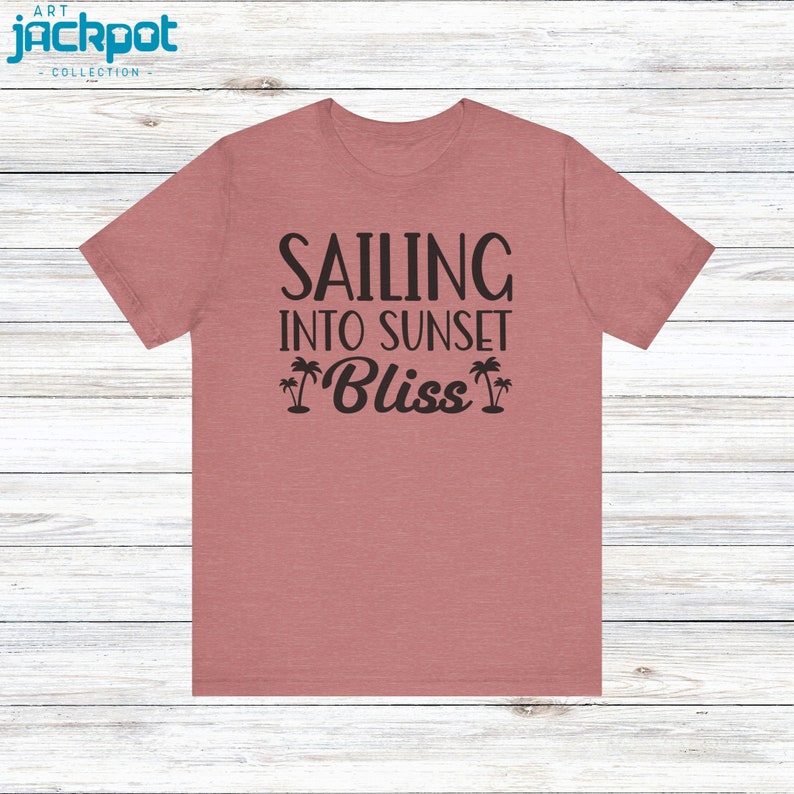 Sailing Into Sunset Bliss T-shirt, Cruise Ship Matching Shirts ...