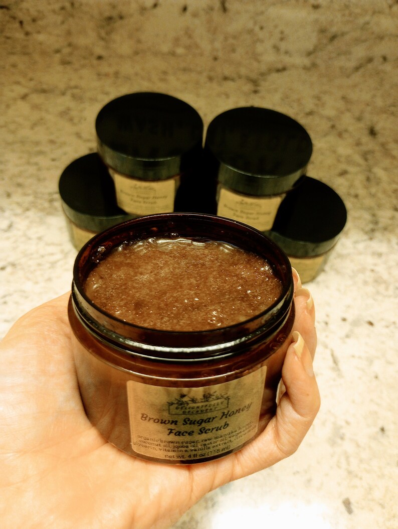 Brown Sugar Honey Face Scrub Etsy