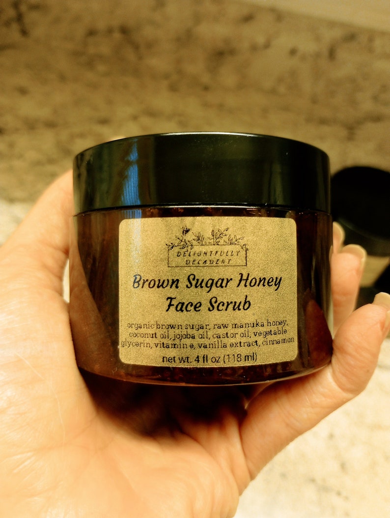 Brown Sugar Honey Face Scrub Etsy