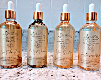 Crystal Infused Body Oil