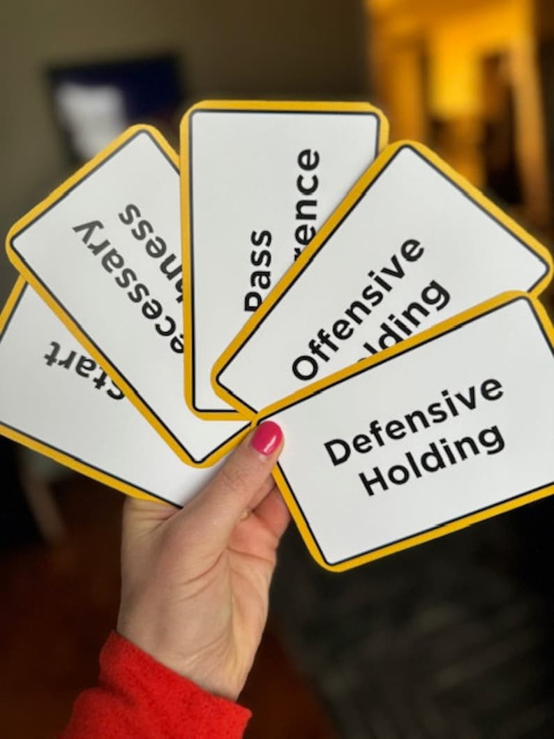 Football Flashcards: Learn NFL Teams, Positions, and Basic Rules - Etsy