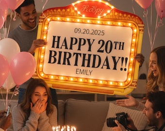 Custom Birthday Party Bottle Light Sign,Led Light For Party Decoration,Message Glorifier Club Sign,Message Board sign For Night Club
