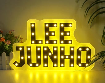 Custom LED Wedding Sign: Marquee Letter Light Decor