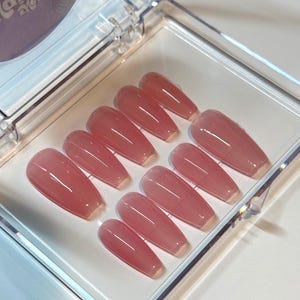 Solid Color Bundle (2) Press On Nails | Customizable Design